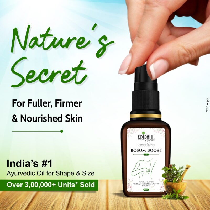 Kripalu Ayurveda's Premium Bosom Boost Oil for Women's Health | 50ml - Image 2